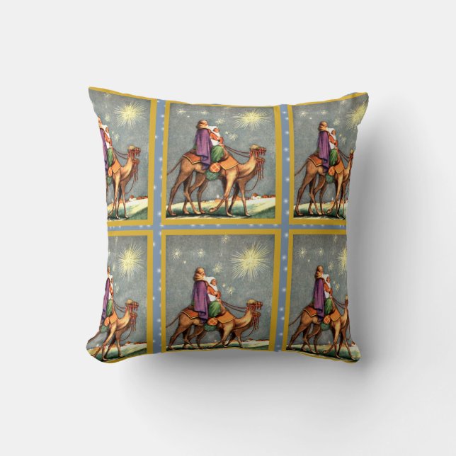 Cojín Decorativo Magi Wise Men Holiday Pillow (Anverso)