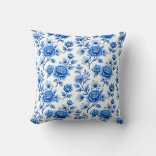 Cojín Decorativo Magia Azul y Blanco