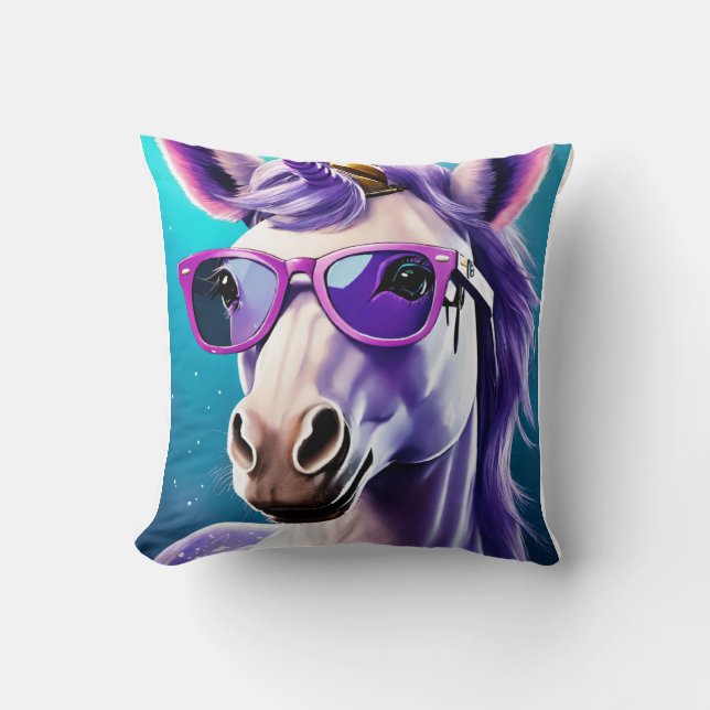 Cojín Decorativo Magia de Unicorn (Anverso)