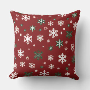 Cojín Decorativo Magia Invernal Colorida – Diseño Navideño Festivo 