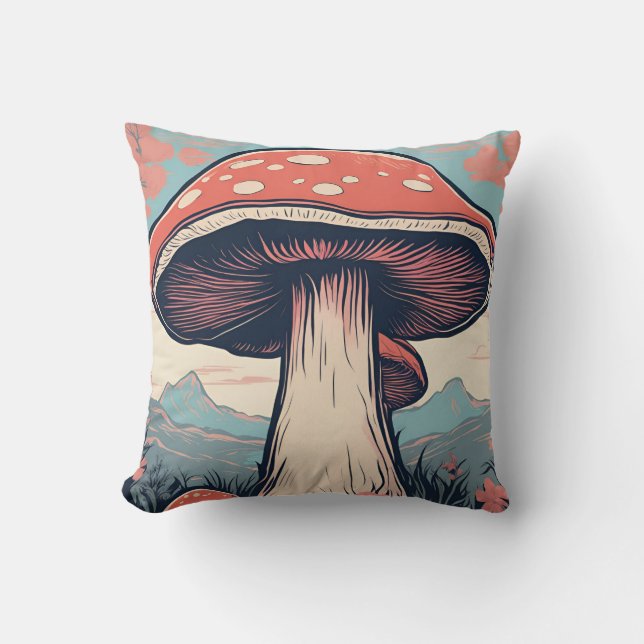 Cojín Decorativo Magia Mushroom Meadow D9 (Anverso)