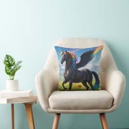 Cojín Decorativo Magic Friesenpferd Alicorn Kissen
