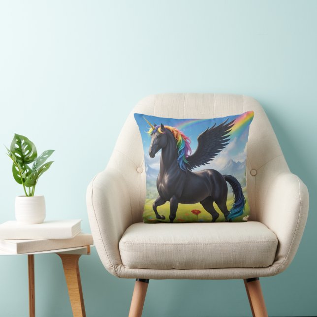 Cojín Decorativo Magic Friesenpferd Alicorn Kissen (Silla)