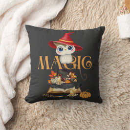 Cojín Decorativo Magic Witch Fall Tema Personalizado