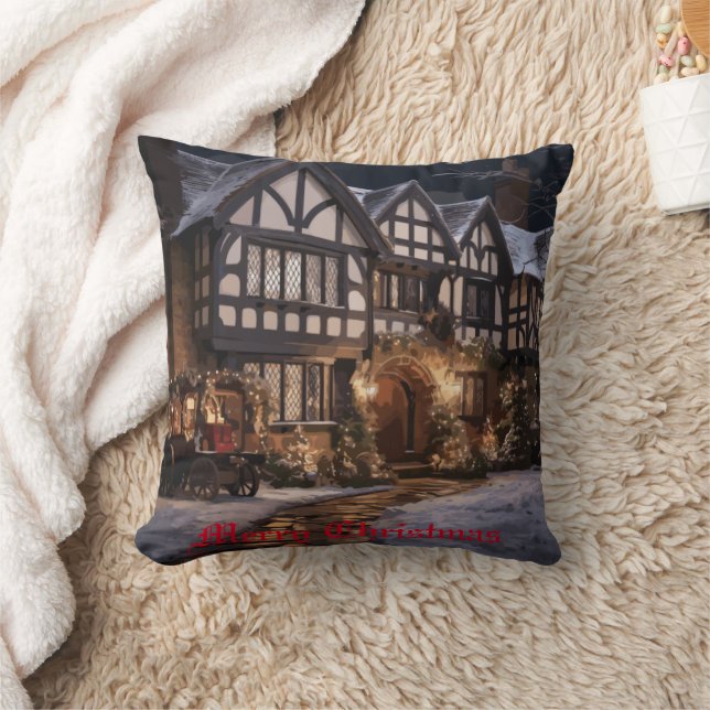 Cojín Decorativo Mágica de Navidades Rústicos (Manta)
