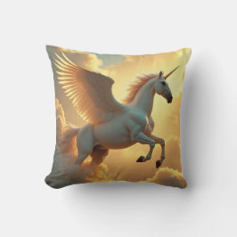 Cojín Decorativo Magical alado unicornio nombre Monograma