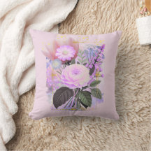 Magical Floral Bouquet in Golden Frame