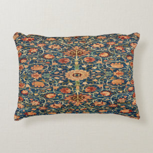 Cojín Decorativo Magical Oriental Rug Pattern in Blue and Red