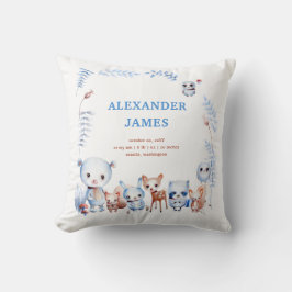 Cojín Decorativo Magical Woodland Animales Nacimientos Estatales Be