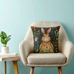 Cojín decorativo mágico de los conejitos Springtim