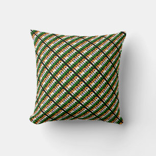 Cojín Decorativo Magnífica bandera nacional de la India