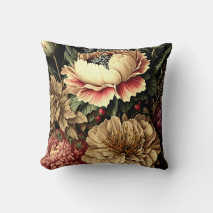 Cojín Decorativo Magnífica disposición floral vintage