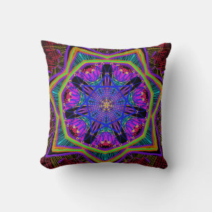 Cojín Decorativo Magnífica Mandala - patrón completo
