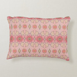 Cojín Decorativo Magnífico Coral Y Verde