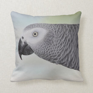Cojín Decorativo Magnífico loro gris africano
