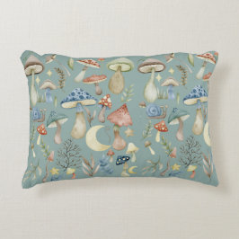 Cojín Decorativo Magnífico Mushroom Mystical Sage Green