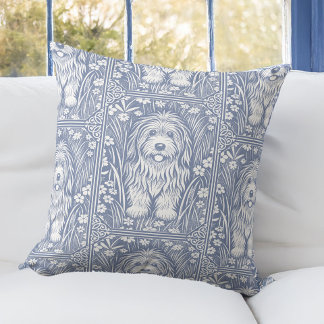 Cojín Decorativo Magnífico perro azul ventilado cachorro victoriano