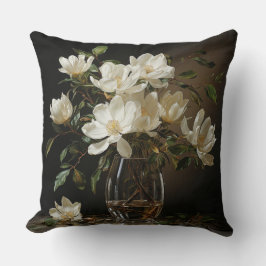 Cojín Decorativo Magnolia blanca