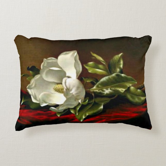 Cojín Decorativo Magnolia Grandiflora-1895-Martin Johnson Heade (Anverso)