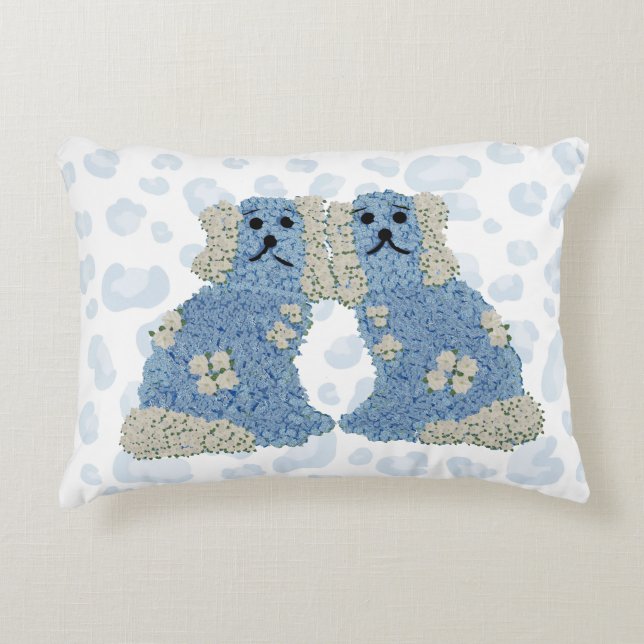 Cojín Decorativo Magnolia Staffordshire Dogs Ginger Jars (Anverso)