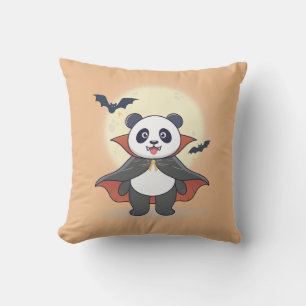 Cojín Decorativo Mago Panda Caprichoso con Sombrero Mágico