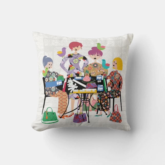 Cojín Decorativo Mah Jongg Birds Pillow (Anverso)