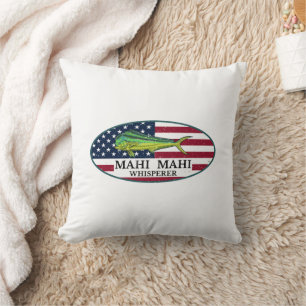 Cojín Decorativo Mahi Mahi Mahi Mahi, ribereño náutico