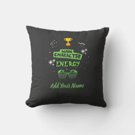 Cojín Decorativo Main Character Throw Pillow