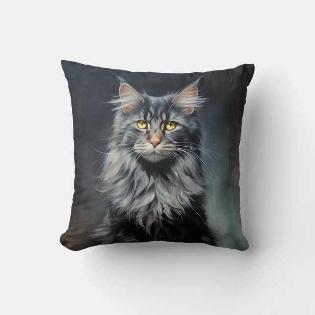Cojín Decorativo Maine Coon cat (Anverso)