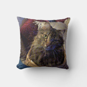 Cojín Decorativo Maine Coon Tabby Cat