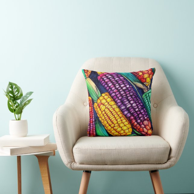 Cojín Decorativo Maíz coloreado (Silla)