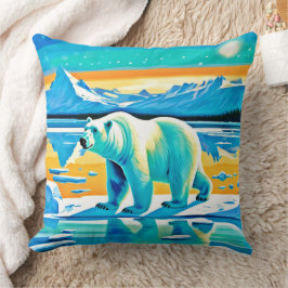 Cojín Decorativo Majestad Polar: Paisaje Ártico