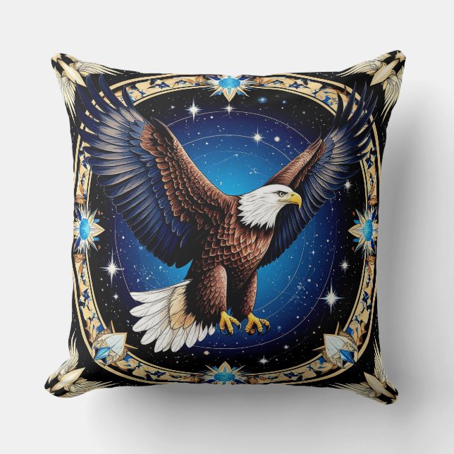 Cojín Decorativo Majestic Eagle Soaring (Anverso)