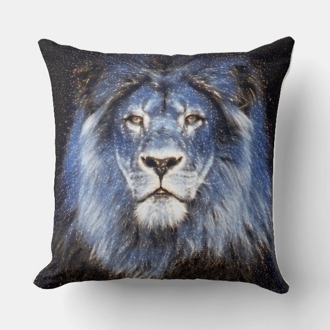 Cojín Decorativo Majestic Sparkle Lion (Anverso)