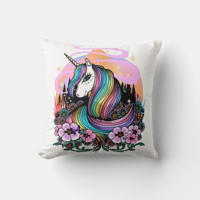 Cojín Decorativo Majestic Unicorn (Anverso)