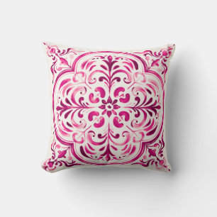 Cojín Decorativo Majolica Rosa