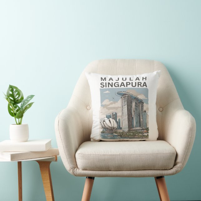 Cojín Decorativo Majulah Singapore (Silla)