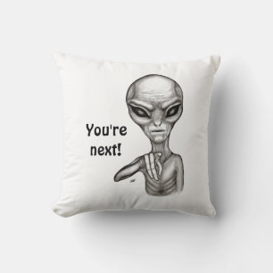 Cojín Decorativo ¡Mala Alien, eres la siguiente!