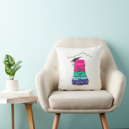 Cojín Decorativo Maleta de la Escuela Secundaria Preppy