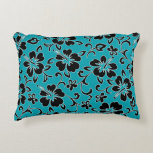 Cojín Decorativo Malia Hibiscus Estampado Pareau Hawaiano