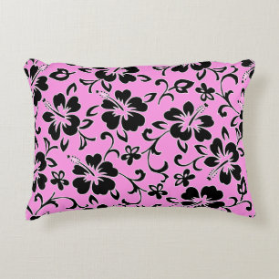 Cojín Decorativo Malia Hibiscus Estampado Pareau Hawaiano