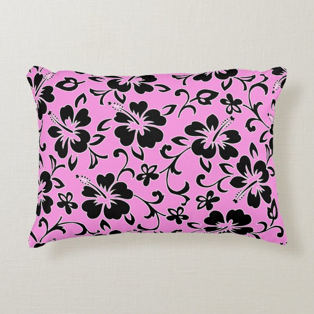 Cojín Decorativo Malia Hibiscus Hawaiian Pareau Print (Anverso)
