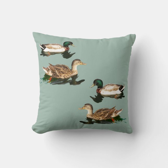 Cojín Decorativo Mallas de los Ducks (Anverso)