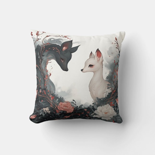 Cojín Decorativo Mallas en la luz y la sombra (Anverso)