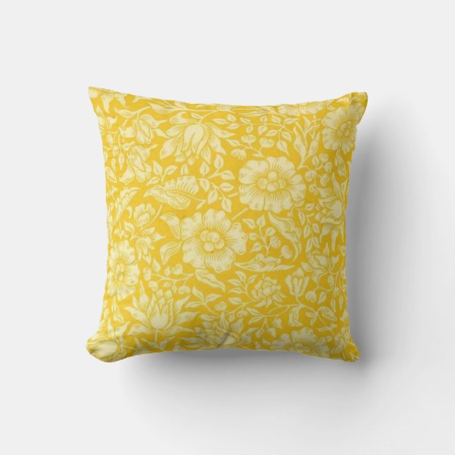 Cojín Decorativo Mallow amarillo (Anverso)