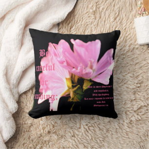 Cojín Decorativo Mallow Bouquet Philippians 4:6