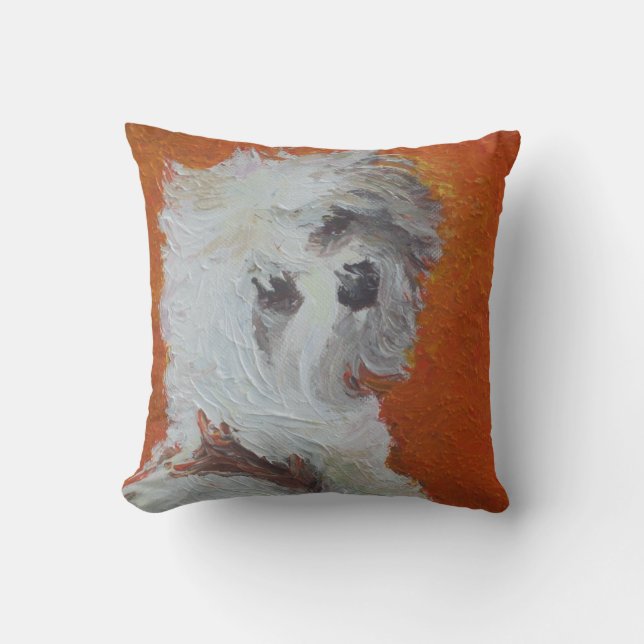 Cojín decorativo maltés del perrito (Anverso)