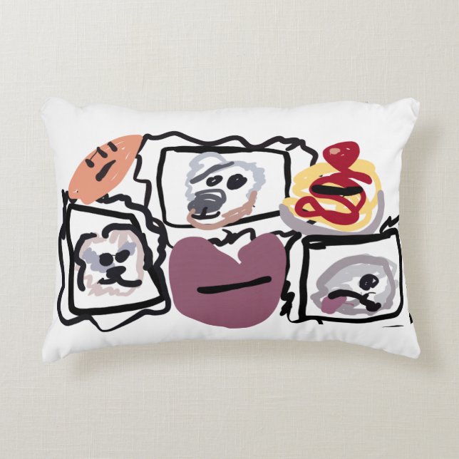 Cojín Decorativo Maltese hearts  (Anverso)