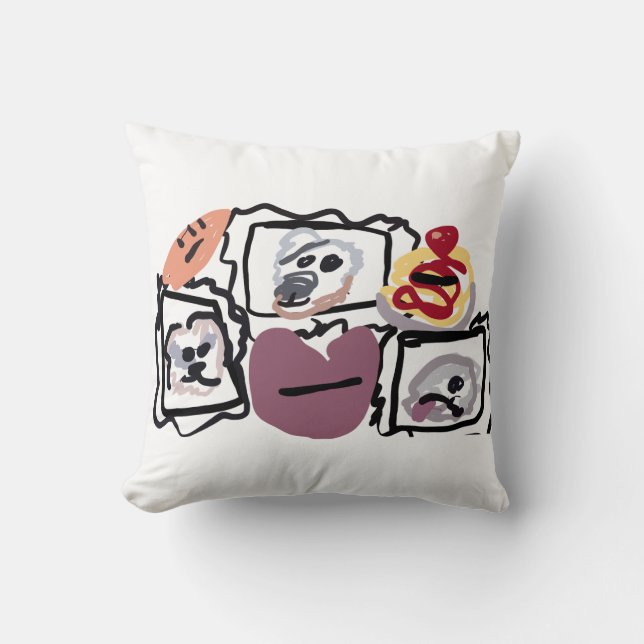 Cojín Decorativo Maltese hearts  (Anverso)