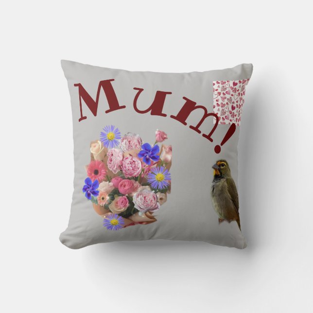 Cojín Decorativo Mamá (Anverso)